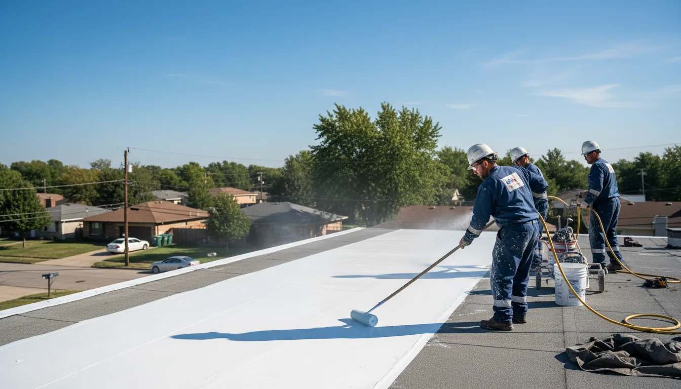 Commercial roof coating in Boyers, PA near me